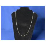 (5.20G) .925 STERLING ROPE CHAIN NECKLACE