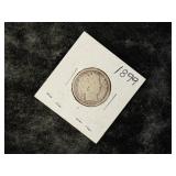 1899 BARBER SILVER QUARTER