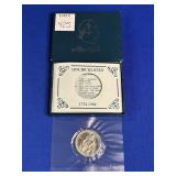 UNC GEORGE WASHINGTON SILVER COMEMMORATIVE