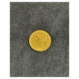 1853 2 1/2 DOLLARS GOLD LIBERTY QUARTER EAGLE