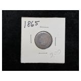 1865 ONE CENT INDIAN HEAD CENT