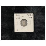 1913-S BARBER SILVER DIME