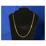(8.06G) 14K GOLD ITALIAN CHAIN (30" LENGTH)