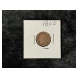 1860 COPPER-NICKEL INDIAN HEAD PENNY