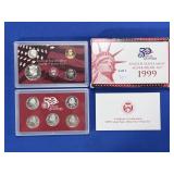 US MINT 1999 SILVER PROOF SET