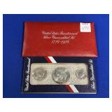 US BICENTENNIAL SILVER UNC SET
