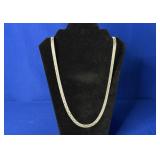 (43.16G) .925 STERLING MILOR HERRINGBONE NECKLACE