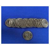 ROLL OF SUSAN B ANTHONY DOLLAR COINS ($25 FV)