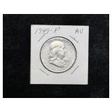 1949 FRANKLIN SILVER HALF DOLLAR