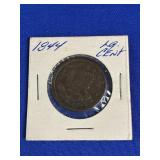 1844 LARGE CENT COIN