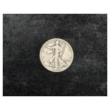 1935-S WALKING LIBERTY SILVER HALF DOLLAR