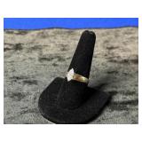 (2.52G) 10K GOLD CZ RING - SIZE 9