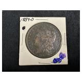 1889-O MORGAN SILVER DOLLAR (TONED)