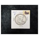 1961 FRANKLIN SILVER HALF DOLLAR