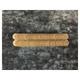 (2 ROLLS) $1 FV - WHEAT PENNIES (1) ROLL 1920