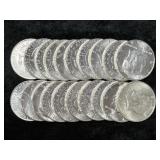 ROLL OF 1964 KENNEDY 90% SILVER HALF DOLLARS
