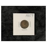 1859 COPPER-NICKEL INDIAN HEAD PENNY