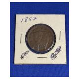 1852 LARGE CENT COIN