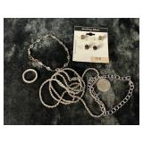 (30.26G) .925 STERLING JEWELRY INCLUDING NECKLACE,