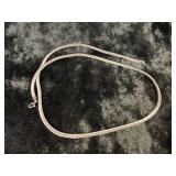 (7.44G) .925 STERLING HERRINGBONE NECKLACE