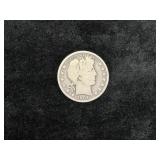 1904 BARBER SILVER HALF DOLLAR