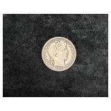1911 BARBER SILVER HALF DOLLAR