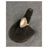 OPAL STYLE STONE .925 STERLING SILVER RING