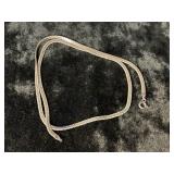 (6.0G) .925 STERLING HERRINGBONE NECKLACE