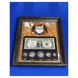 UNITED STATES FRAMED OBSOLETE SILVER COLLECTION