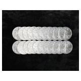 (20 OZ) FULL ROLL 2022 $1 SILVER EAGLES