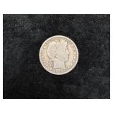 1908-D BARBER SILVER HALF DOLLAR