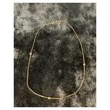 (1.0G) 14K GOLD ANKLET (10" LENGTH)