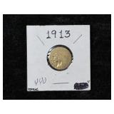 1913 2 1/2 DOLLARS INDIAN HEAD GOLD EAGLE