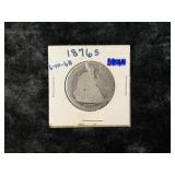 1876-S SEATED LIBERTY SILVER HALF DOLLAR