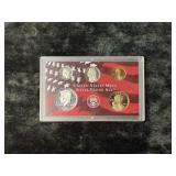 PARTIAL 2001 SILVER PROOF SET WITHOUT QUARTERS