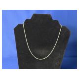 (7.96G) .925 STERLING ROPE CHAIN NECKLACE
