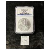 NGC GRADED MS69 EARLY RELEASE 2007 AMERICAN EAGLE