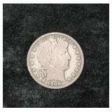 1908-S BARBER HALF DOLLAR