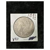 1881-CARSON CITY MORGAN SILVER DOLLAR