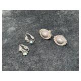 7.25G STERLING SILVER (2) PAIRS OF EARRINGS