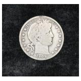 1909 BARBER HALF DOLLAR
