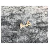 .72G 14K BLACK HILLS GOLD LEAF STYLE EARRINGS