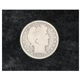 1907-S BARBER HALF DOLLAR