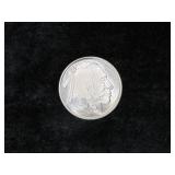 ONE TROY OUNCE .999 SILVER BUFFALO ROUND