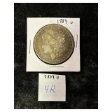 1884-O MORGAN SILVER DOLLAR