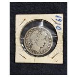 1910 BARBER HALF DOLLAR