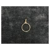 1.31G 14K GOLD COIN BEZEL APPROX 1"