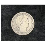 1911 BARBER HALF DOLLAR
