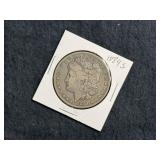 1884-S MORGAN SILVER DOLLAR