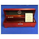 (EMPTY) WOODEN U.S. MORGAN SILVER DOLLAR CASE